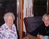 Genevieve Escher and sister Helen Cairns, September 1994.